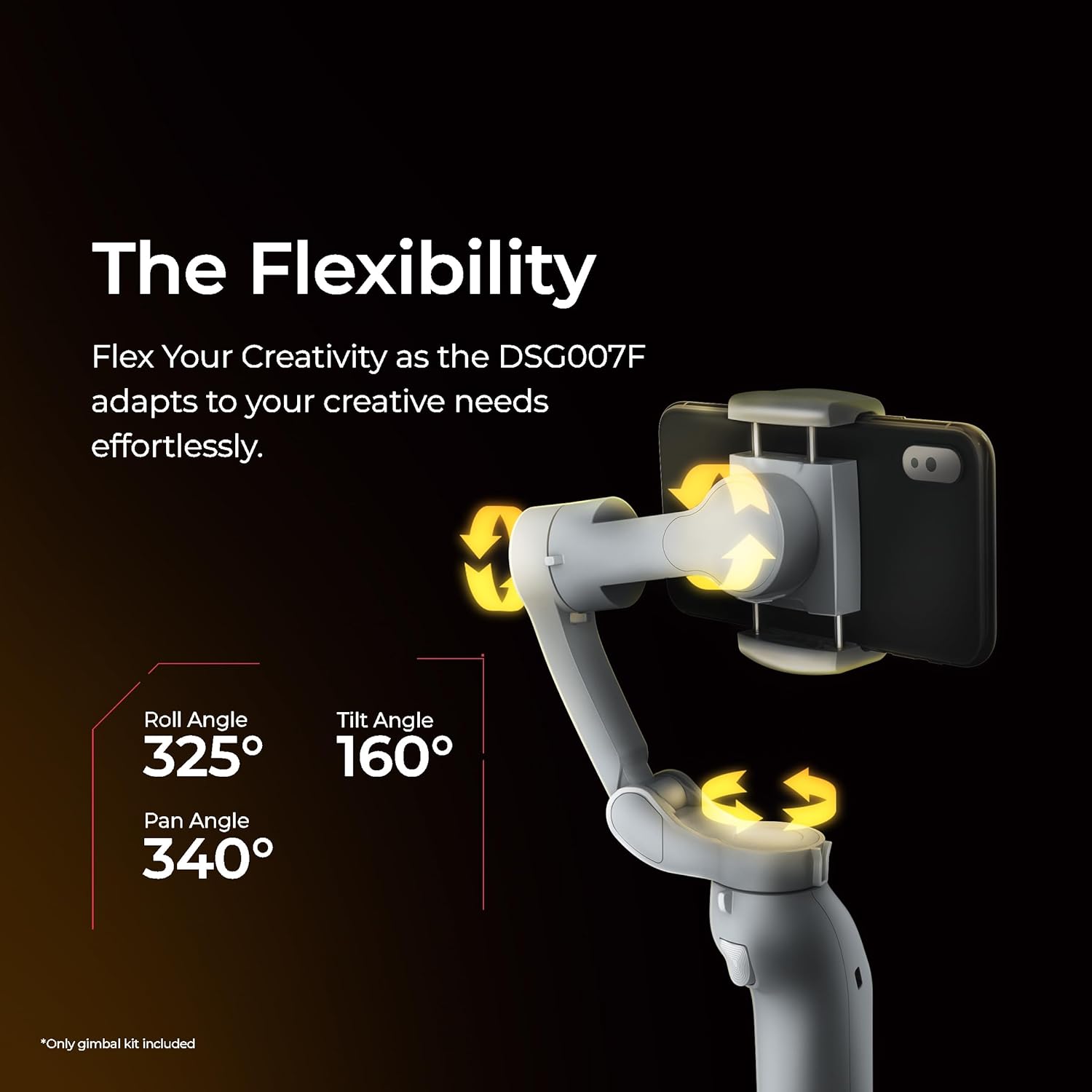 3-Axis Gray Smartphone Gimbal