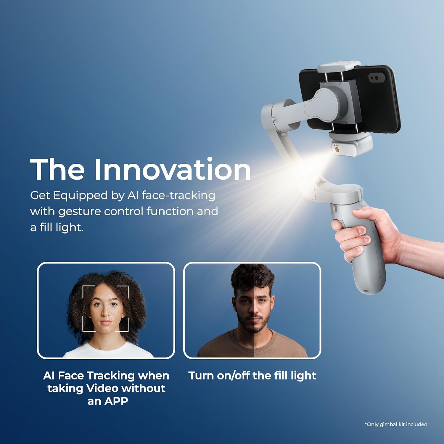 3-Axis Gray Smartphone Gimbal