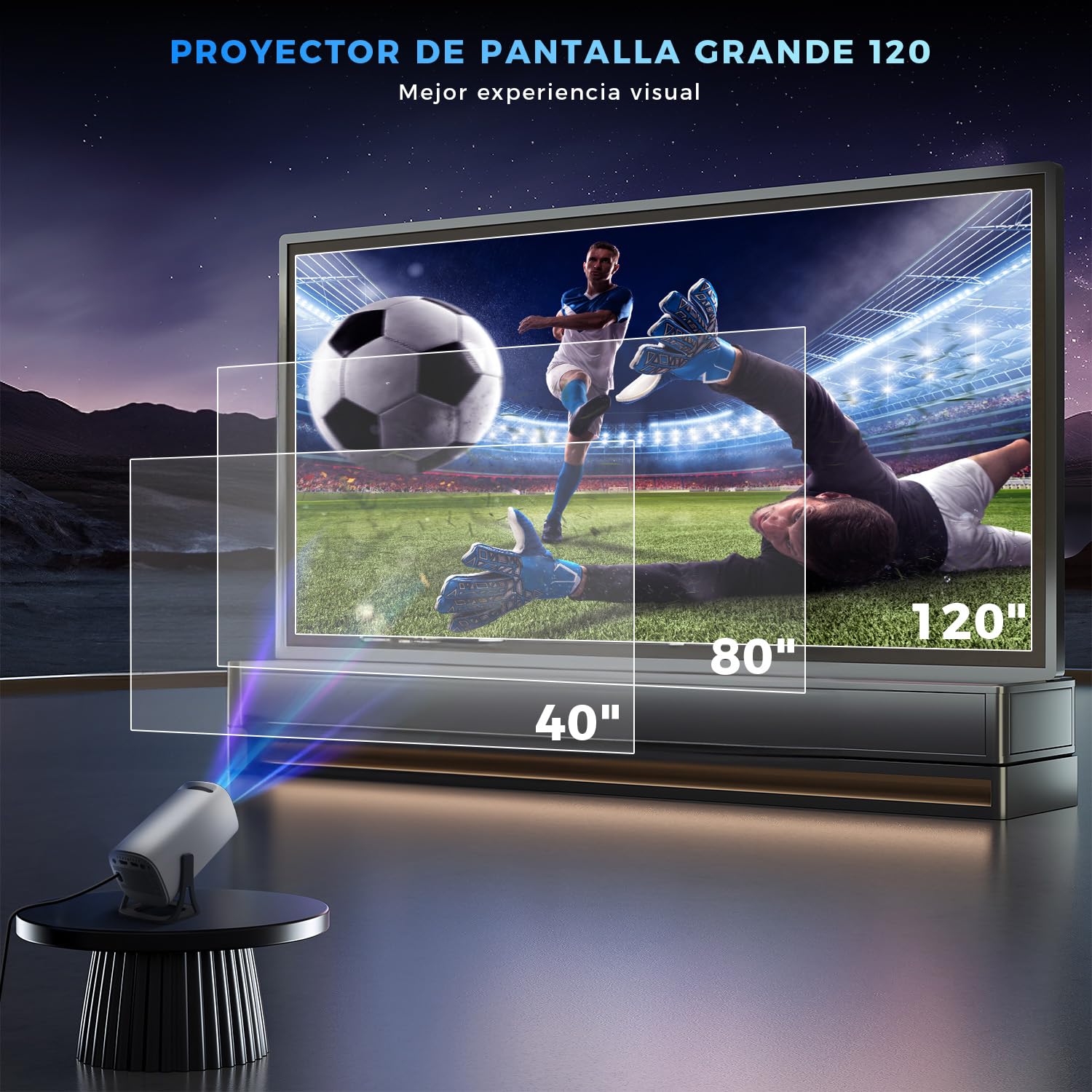 S40 PROJECTOR PORTABLE 4K