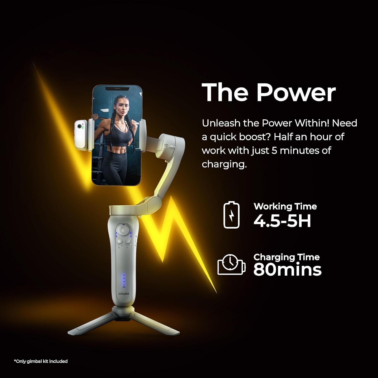 3-Axis Gray Smartphone Gimbal