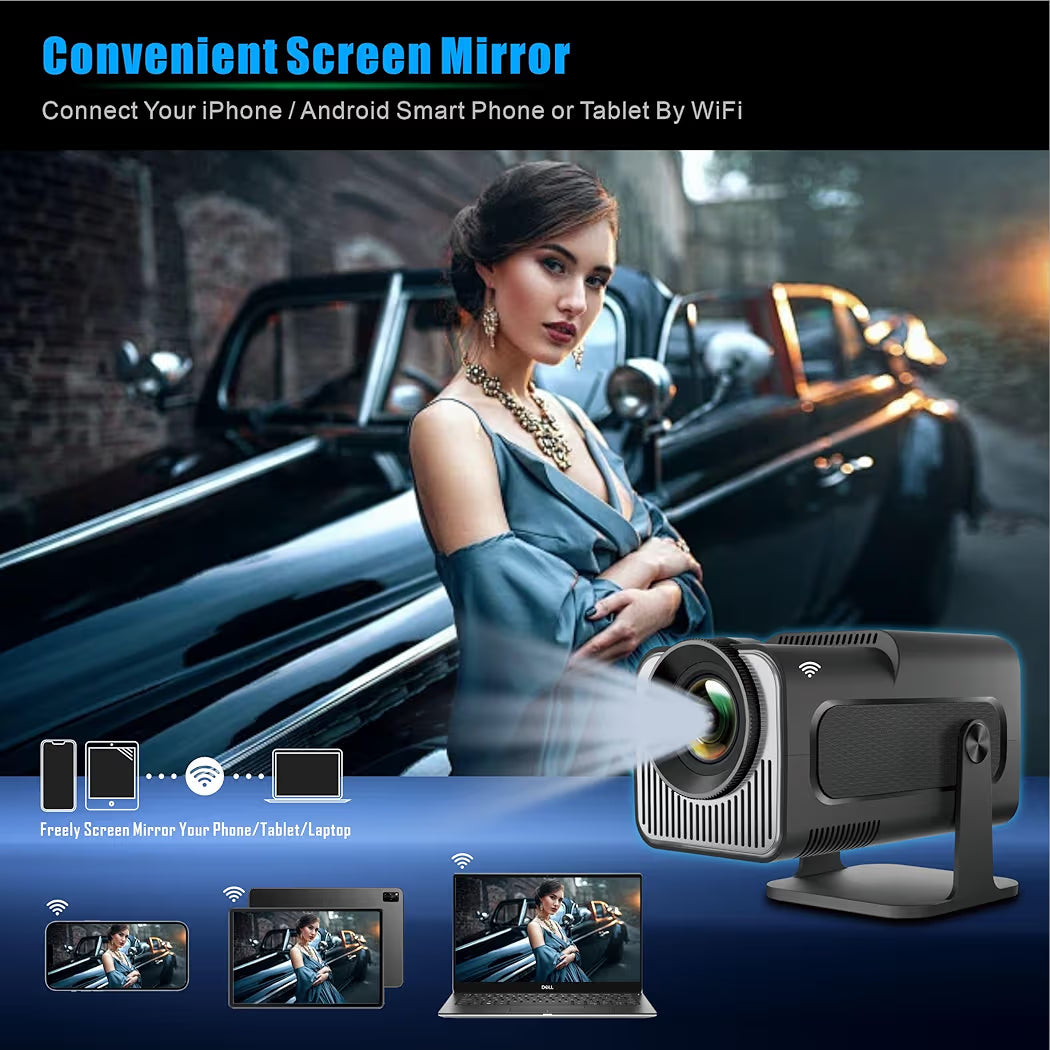 HY320 MINI PORTABLE PROJECTOR 4K