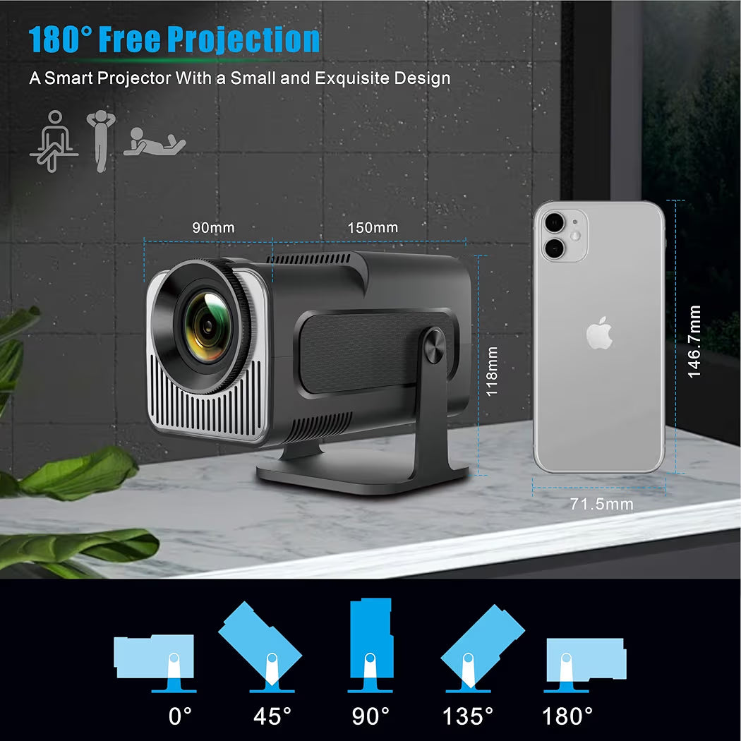 HY320 MINI PORTABLE PROJECTOR 4K